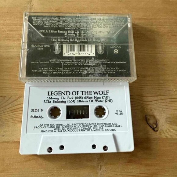 Dan Gibson & Michael Maxwell – Legend Of The Wolf Vintage Cassette Tapes C22 - Picture 2 of 2